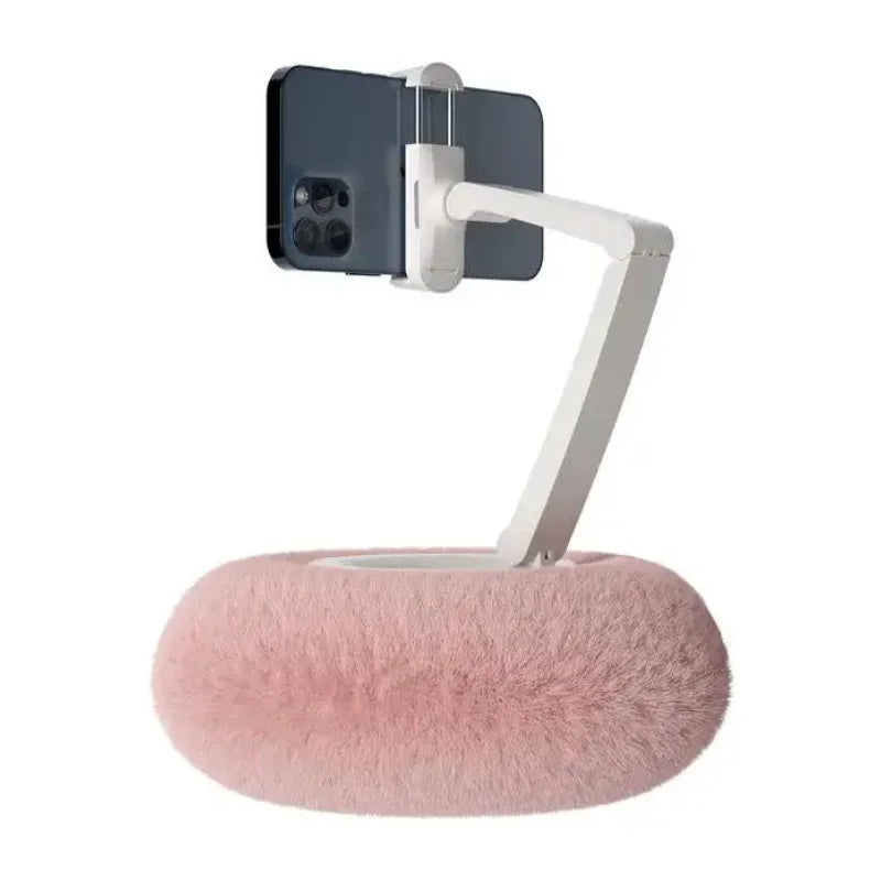 Phone Tablet Ipad Holder Stand for Lap Desk Bed Adjustable Height Angle Phone Stand Holder for Reading in Bed Mini Pillow Design